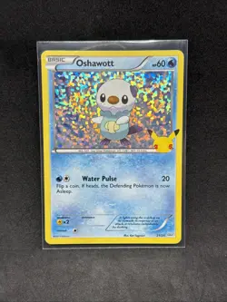 Oshawott 2021 Pokemon McDonald's 25th Anniversary Holo Promo 21/25 NM MINT - Image 1