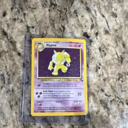 Pokemon TCG Hypno Fossil Holo Rare 8/62 Unlimited English 1999 - Image 1