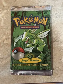 Wizards of the Coast First Edition Pokemon Jungle Booster Pack 1999 Scyther - Image 1