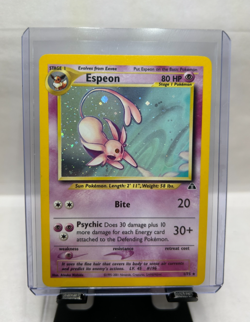 2001 Pokemon Neo Discovery Espeon 1/75 Holo Rare NM- Great Front 25 Years Stored - Image 1
