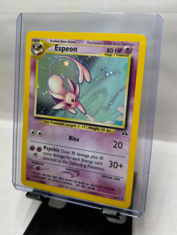 2001 Pokemon Neo Discovery Espeon 1/75 Holo Rare NM- Great Front 25 Years Stored - Image 4