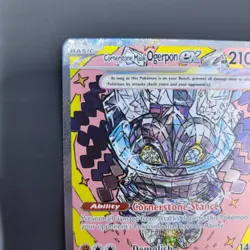 Pokemon Prismatic Evolutions Cornerstone Mask Ogerpon EX SIR 160/131 NM - Image 4