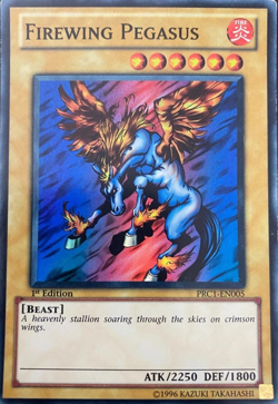 Firewing Pegasus - PRC1-EN005 Super Rare 1st Edition YuGiOh TCG Card - Image 1
