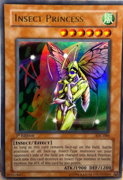 Insect Princess - Ultra Rare 1st Edition IOC-080 YuGiOh TCG Card - Image 1