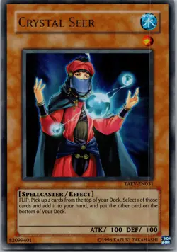 Yugioh Crystal Seer TAEV-EN031 Ultra Rare NM - Image 1