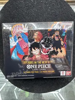ONE PIECE EMPERORS of the NEW WORLD booster box 24 packs OP-09 English (sealed) - Image 1