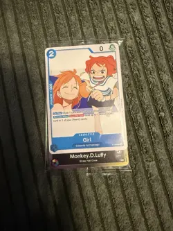 One Piece TCG P-096 Girl Pre-Release Promo/Rainbow Luffy Leader English sealed - Image 1