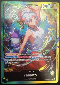Yamato OP06-022 L | One Piece TCG: ST28 Green/ Yellow Yamato English - Foil NM - Image 2