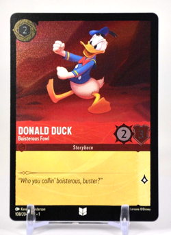 Disney Lorcana TCG The First Chapter Donald Duck 108/204 Uncommon (Cold Foil) - Image 1