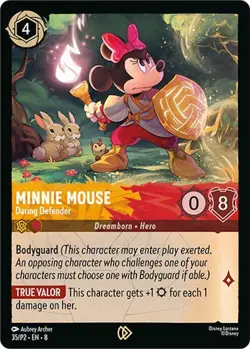 Minnie Mouse - Daring Defender 35 Disney Lorcana Promo Cards Promo NM Foil - Image 1