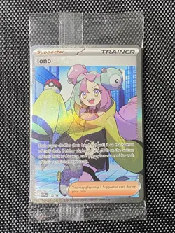 Iono 124 Sealed Pokemon TCG SV: Scarlet & Violet SVP Black Star Promo Cards NM - Image 1