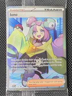 Iono 124 Sealed Pokemon TCG SV: Scarlet & Violet SVP Black Star Promo Cards NM - Image 2