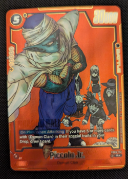 (Piccolo Jr) FB06-113 Alt Art SB01 Dragon Ball Super card Manga Red Fusion World - Image 1