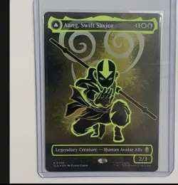 Aang, Swift Savior (Borderless) (Neon Ink Foil) Avatar: The Last Airbender Foil - Image 1