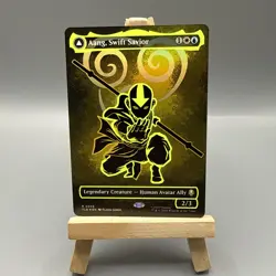 Aang, Swift Savior (Borderless) (Neon Ink Foil) Avatar: The Last Airbender Foil - Image 1