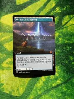 *Extended Art* Sea Gate Restoration (Zendikar Rising) Magic The Gathering Card - Image 2