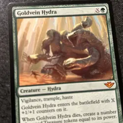 Goldvein Hydra 0167 MTG Outlaws of Thunder Junction Mythic NM English - Image 3