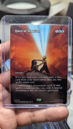 1x Force Of Negation Borderless NM - Avatar Magic MTG x1 - Image 1