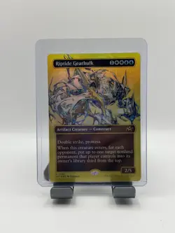 MTG, Riptide Gearhulk (Borderless) (First-Place Foil) Aetherdrift Foil - Image 1