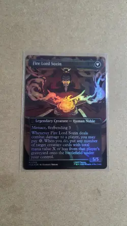 Fire Lord Sozin M 0356 Borderless, MTG Avatar the Last Airbender Mythic - Image 1
