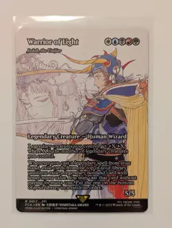 Magic: The Gathering MTG FINAL FANTASY: Through the Ages #17 Warrior of Light - Image 1