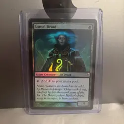 Magic the gathering Boreal Druid Coldsnap Foil NEAR MINT - Image 1