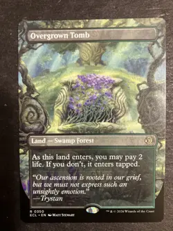 Overgrown Tomb - Borderless - Lorwyn Eclipsed - #350 - NM Pack Fresh - Image 1