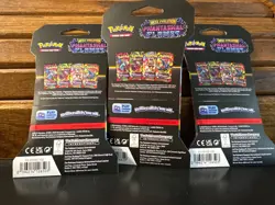 Lot of (3) Pokemon TCG Mega Evolution Phantasmal Flames Sleeved Booster Pack NEW - Image 2