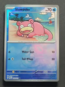 Slowpoke 018/131 Master Ball Pattern Prismatic Evolutions Pokemon TCG - Image 1