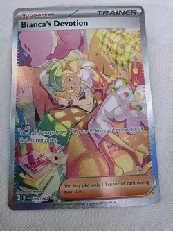 Bianca's Devotion #209 NM Special Illustration Rare Temporal Forces Pokemon TCG - Image 1