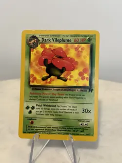 Pokemon Dark Vileplume TCG 30/82 Non-Holo Rare Team Rocket - Image 1