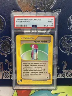 PSA 9 2003 POKEMON SKYRIDGE HYPER POTION 127 MINT - Image 1