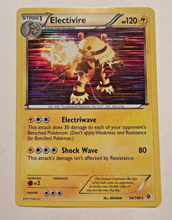 Electivire Holo Rare 54/149 Pokemon Card 2012 Boundaries Crossed LP/MP - Image 1