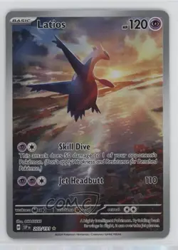 Latios Illustration Rare Pokemon SV08: Surging Sparks #203 - Image 1