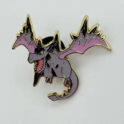Pokemon Mega AERODACTYL EX Official Enamel Hat Pin 2015 Collectible EUC - Image 1