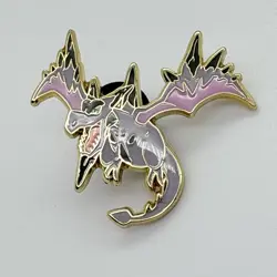 Pokemon Mega AERODACTYL EX Official Enamel Hat Pin 2015 Collectible EUC - Image 2