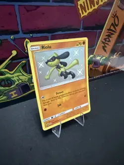 Pokemon TCG Riolu SV21/SV94 Hidden Fates Shiny Vault Holo Rare NM Condition - Image 2