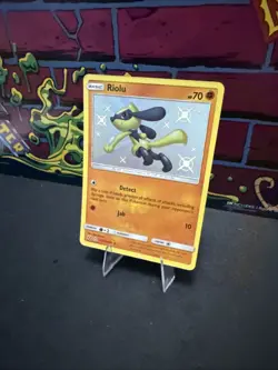 Pokemon TCG Riolu SV21/SV94 Hidden Fates Shiny Vault Holo Rare NM Condition - Image 3