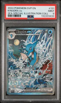 Pokemon SFA Special Illustration Collection SVP Kingdra EX 131 PSA 9 MINT - Image 1