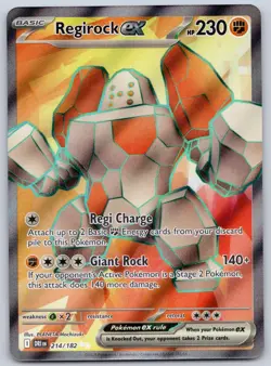 Regirock ex 214/182 (NM) - SV10: Destined Rivals - Ultra Rare - Pokemon TCG - Image 1