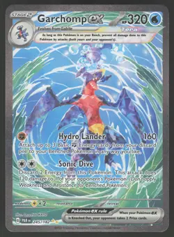 Garchomp ex 245/182 SIR Pokemon TCG Paradox Rift NM - Image 1
