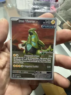 Pokemon TCG Promo - Iron Thorns SVP 098 Pokemon Center Stamp Sealed - Image 1
