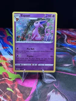 Pokemon TCG Espeon SWSH174 Black Star Cosmos Promo 2021 Holo Rare - Image 1