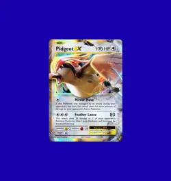 2016 Pokemon XY Evolutions Pidgeot EX Full Art Holo 64/108 - Gem Mint - Image 1