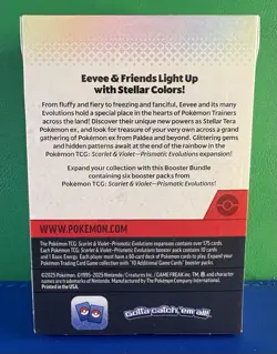 Pokemon TCG Prismatic Evolutions Booster Bundle - 6 Packs - SEALED - Image 3