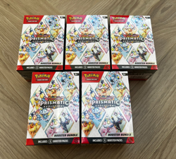 5x Sealed Prismatic Evolutions Booster Bundle English Pokemon TCG 6 Packs PRE - Image 1