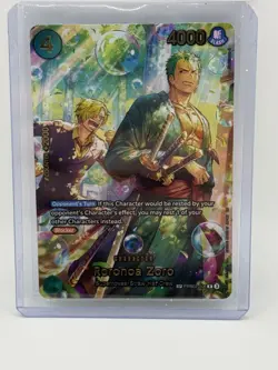 One Piece Roronoa Zoro PRB02-006 (SP) - The Azure Sea’s Seven OP-14 - Image 2