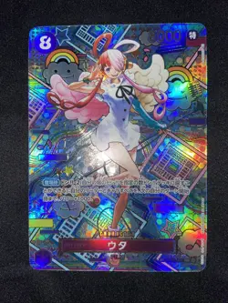 Uta SEC OP02-120 SP Japanese ONE PIECE Card Game Awakening of the New Era LP - Image 1