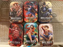 ONE PIECE CARD GAME 6 Mini tin Pack vol.1 TS-01 Japanese ASIAN (No Cards) - Image 1