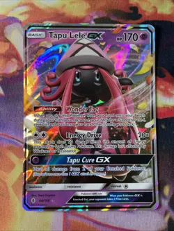 Tapu Lele GX 60/145 LP-NM Ultra Rare Guardians Rising 2017 Pokemon TCG - Image 1